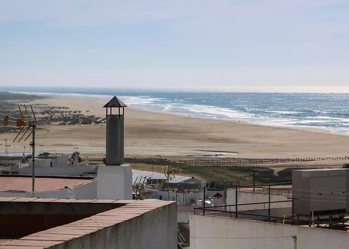 Semesterbostad Extramuros Town House With Roof Terrace And Sea View In The Center Of Conil *